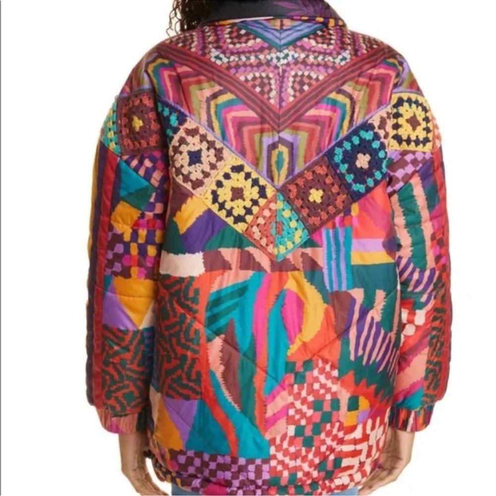 Farm Rio oversized puffer jacket - Picture 6 of 14